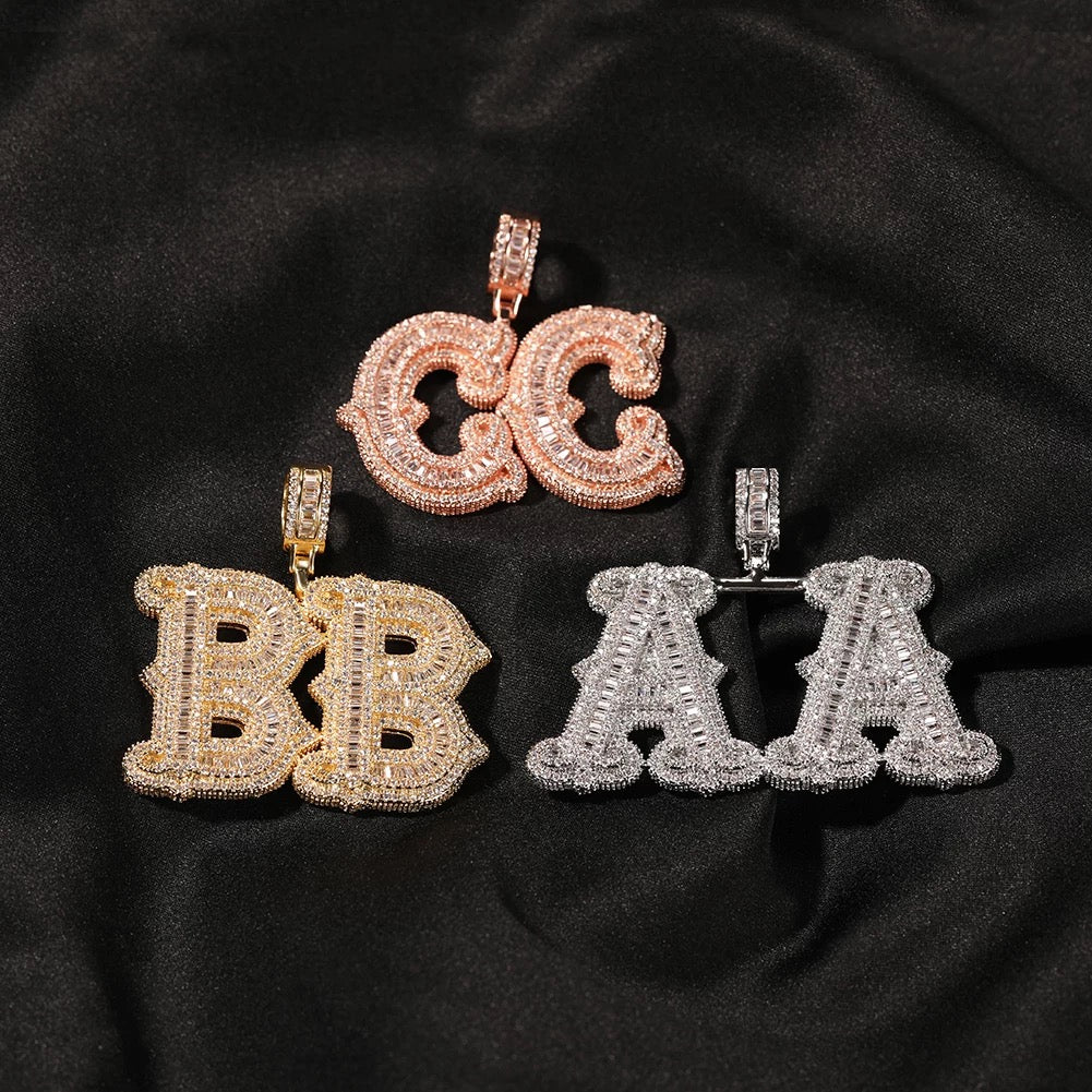 Iced Out Custom Font Necklace