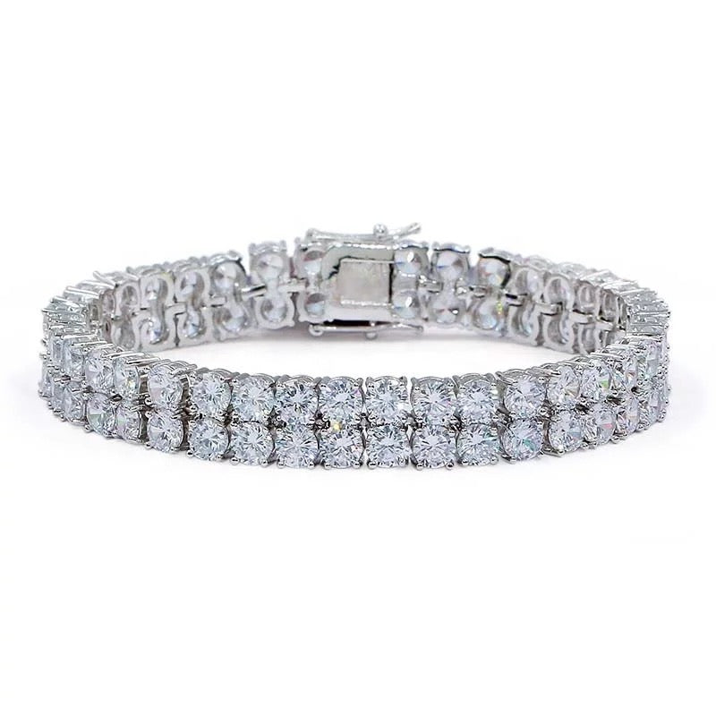 Double Row Tennis Bracelet