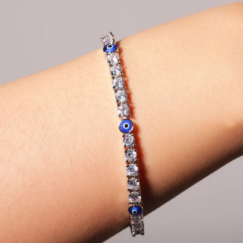 Evil Eye Tennis Bracelet