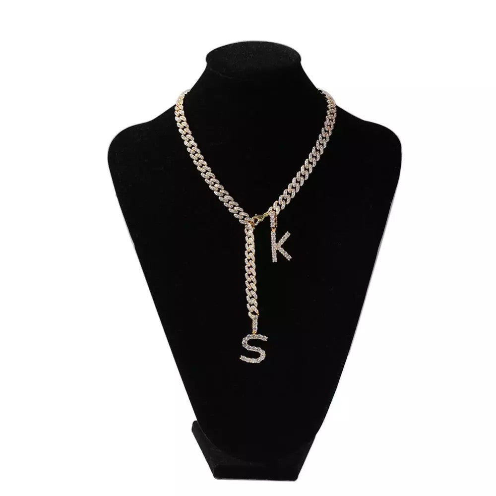 Custom Initial Cuban Chain
