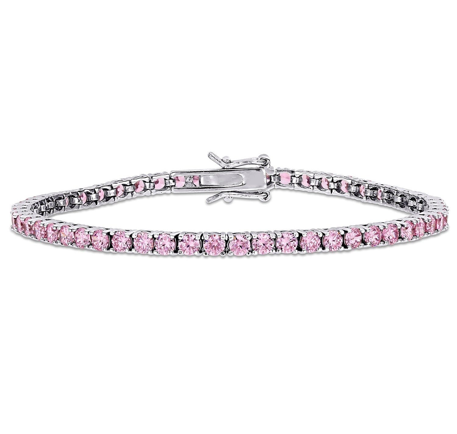 Icy Pink Tennis Bracelet
