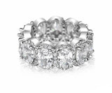 Oval Icy Eternity Ring