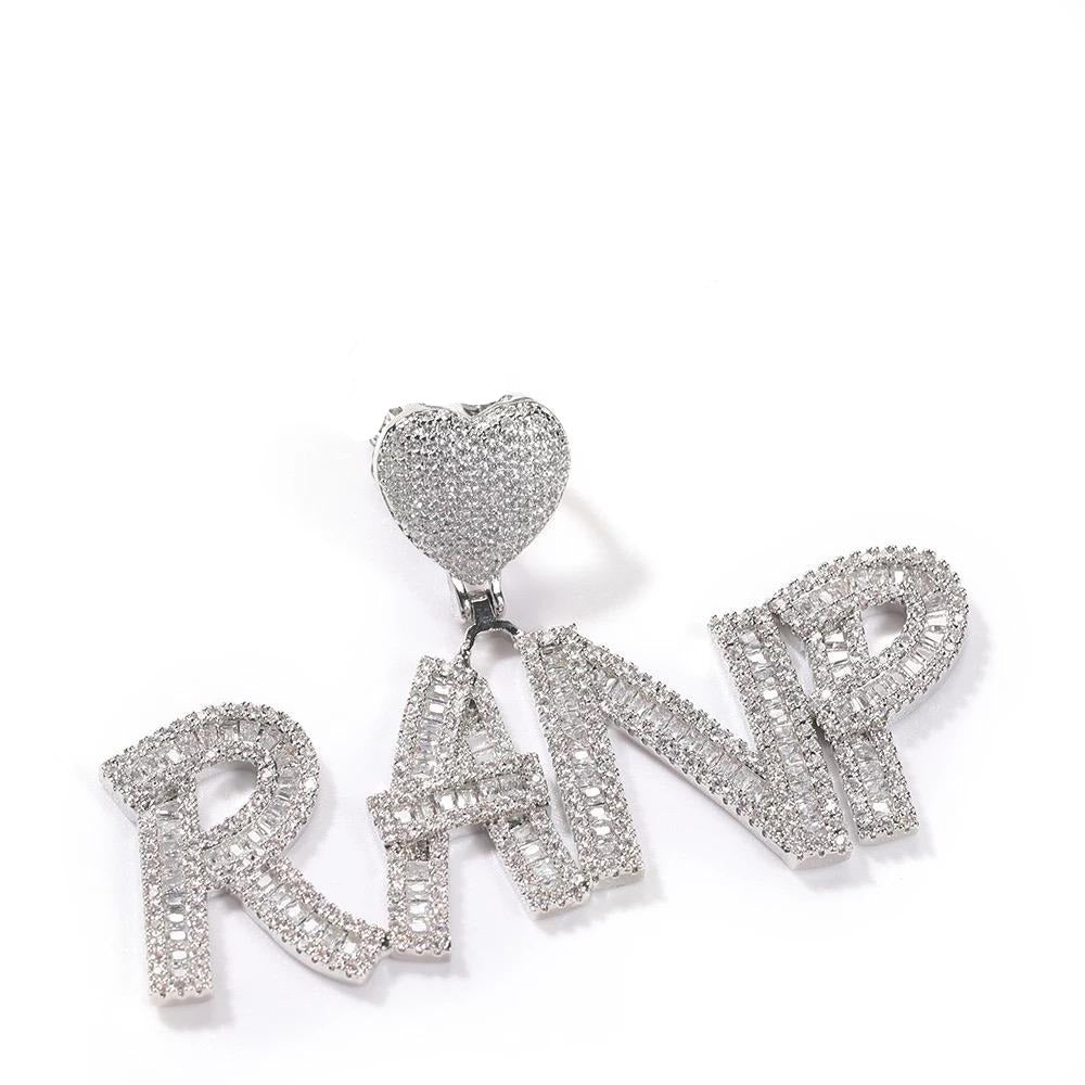 Icy Heart Tennis Necklace