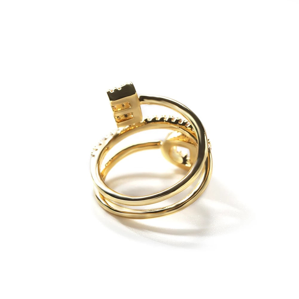 Custom Initials Ring