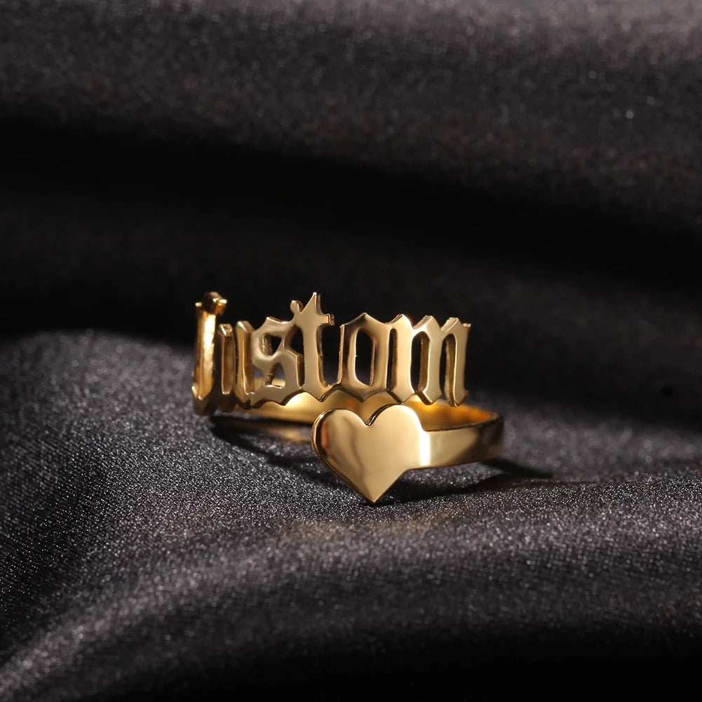 Custom Name Ring