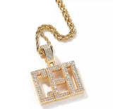 Icy Custom Square Necklace