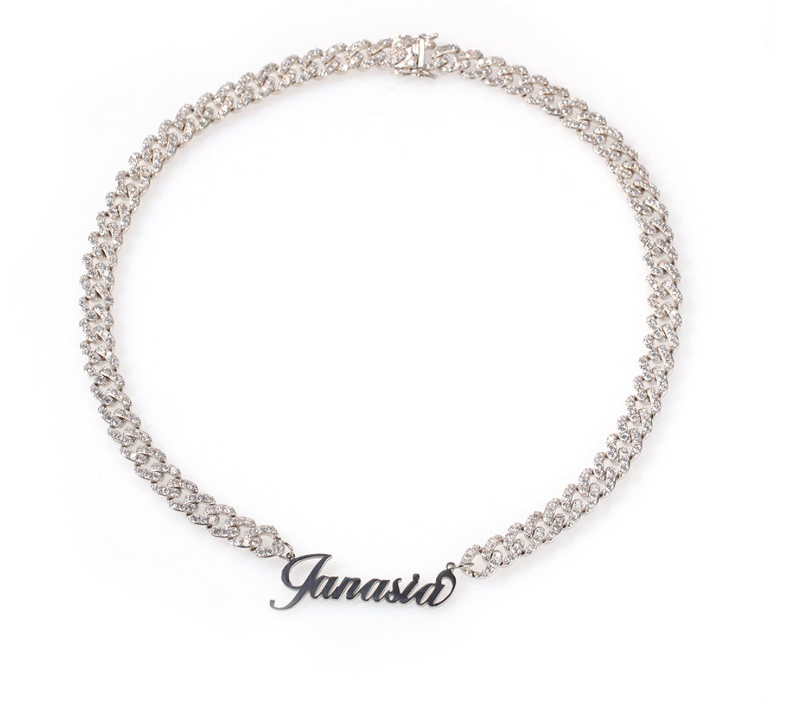 Cuban Nameplate Necklace (9mm)