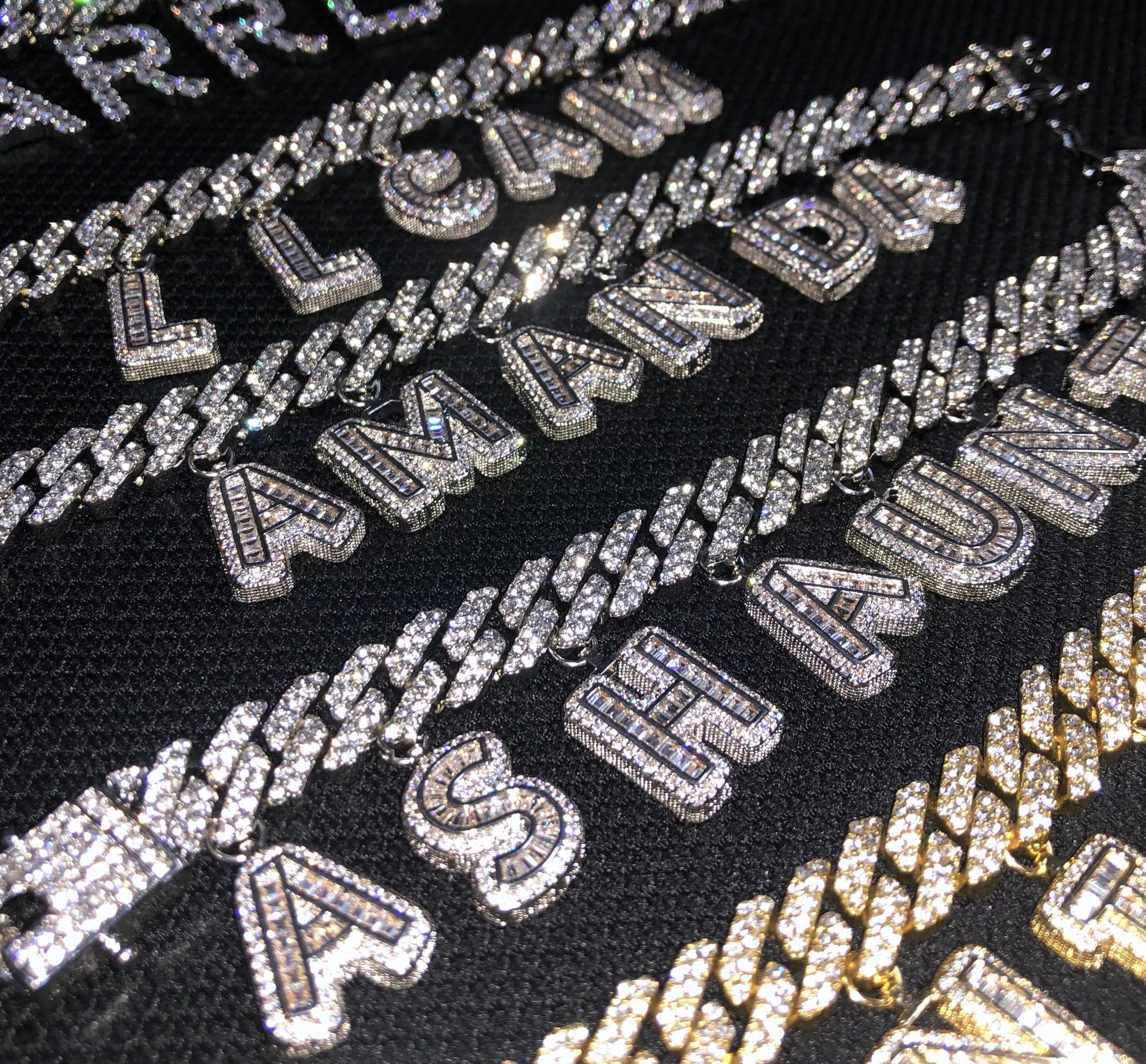 Custom Name Charm Chain