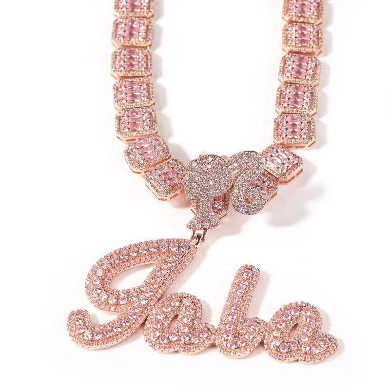 Barbie Square Baguette Necklace