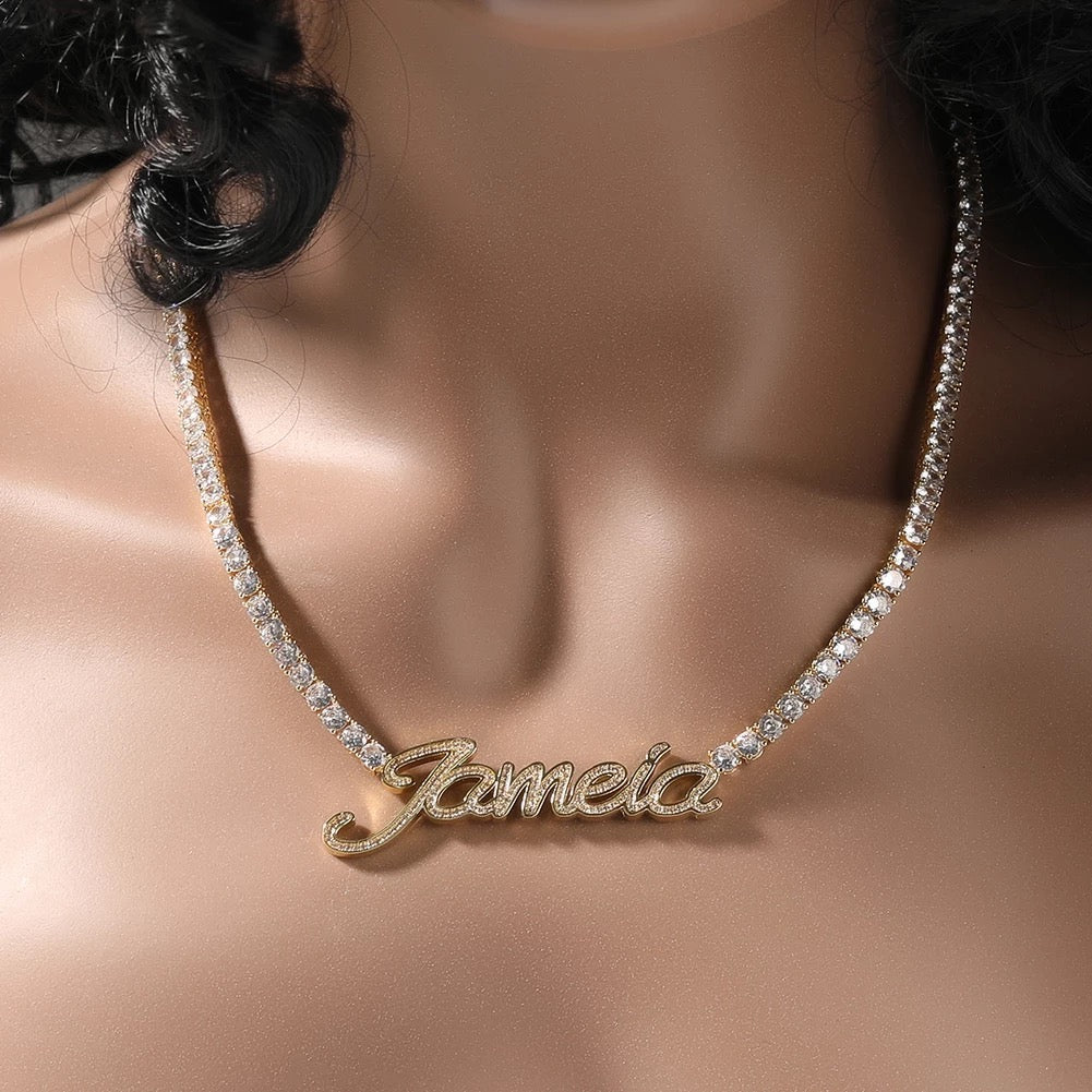 Icy Girl Custom Tennis Necklace